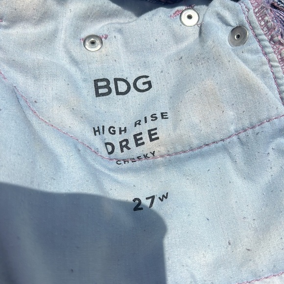 BDG one of a kind high waist shorts size 27w - Picture 5 of 5